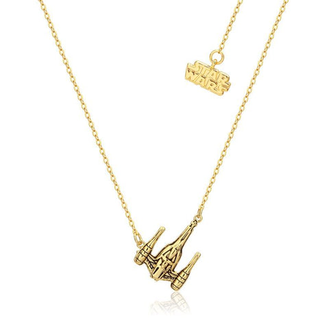 Image of Couture Kingdom - Precious Metal Star Wars N1-Starfighter Necklace