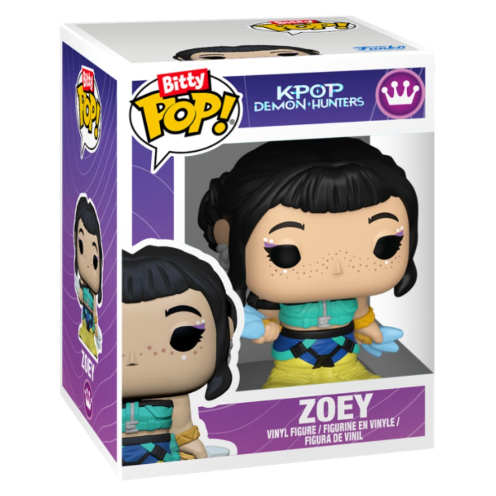 K-Pop Demon Hunters - Zoey, Jinu, Abby & Healer Han Bitty Pop! Vinyl 4 Pack