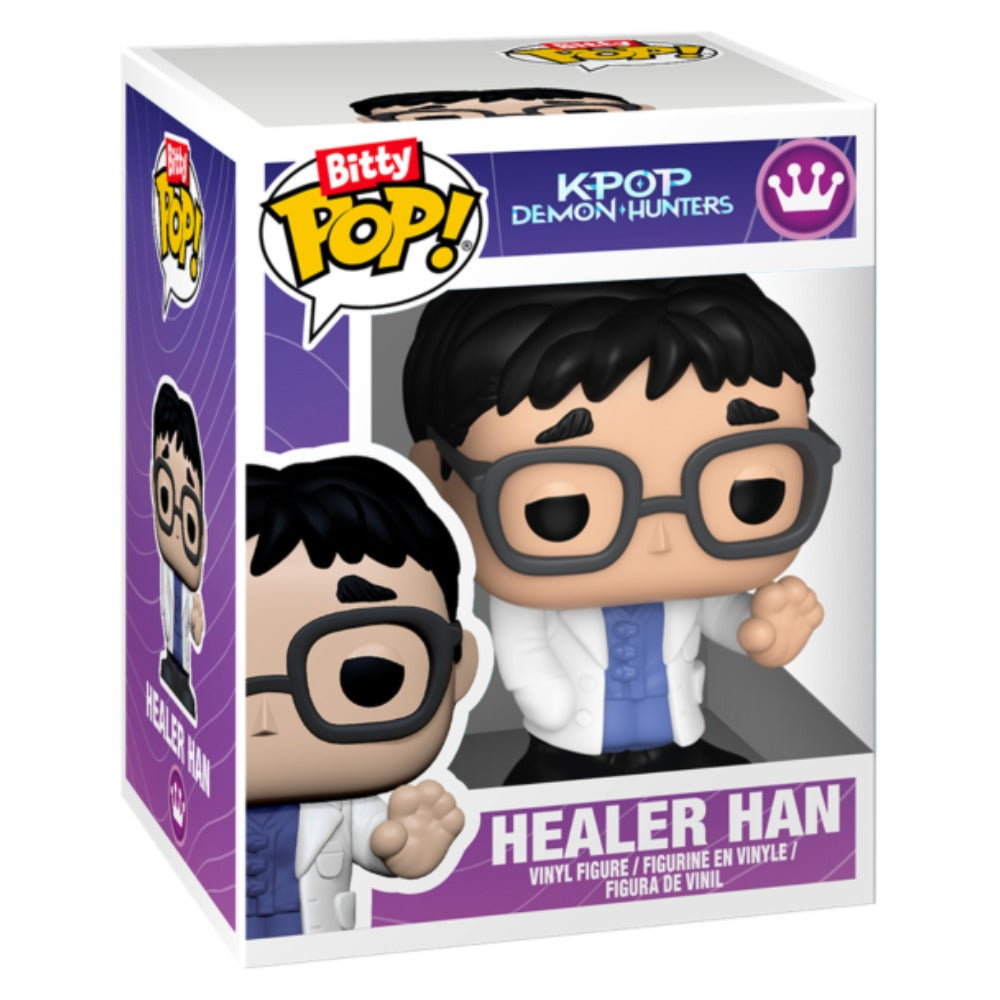 K-Pop Demon Hunters - Zoey, Jinu, Abby & Healer Han Bitty Pop! Vinyl 4 Pack