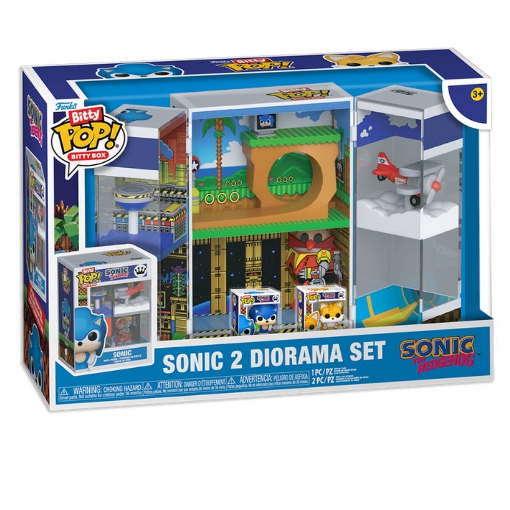 Sonic the Hedgehog - Sonic 2 Diorama Bitty Pop! Vinyl Playset