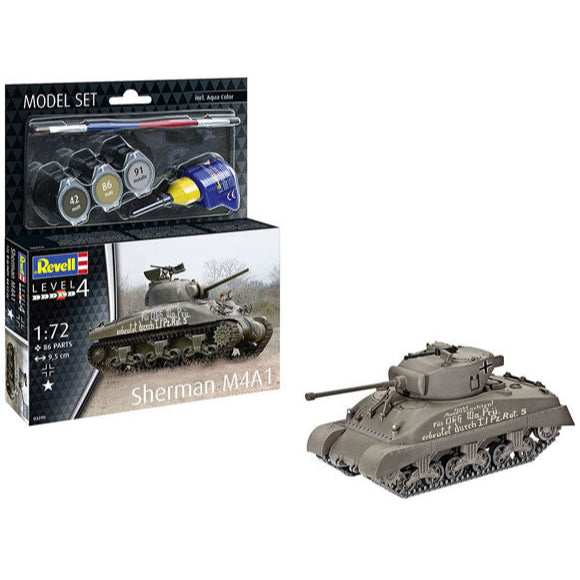 Revell Model Set Sherman M4A1