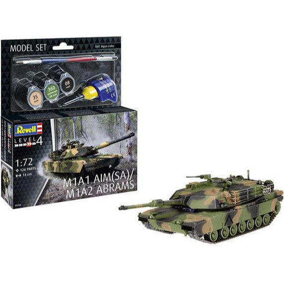 Revell Model Set M1A1 AIM(SA)/ M1A2 Abrams