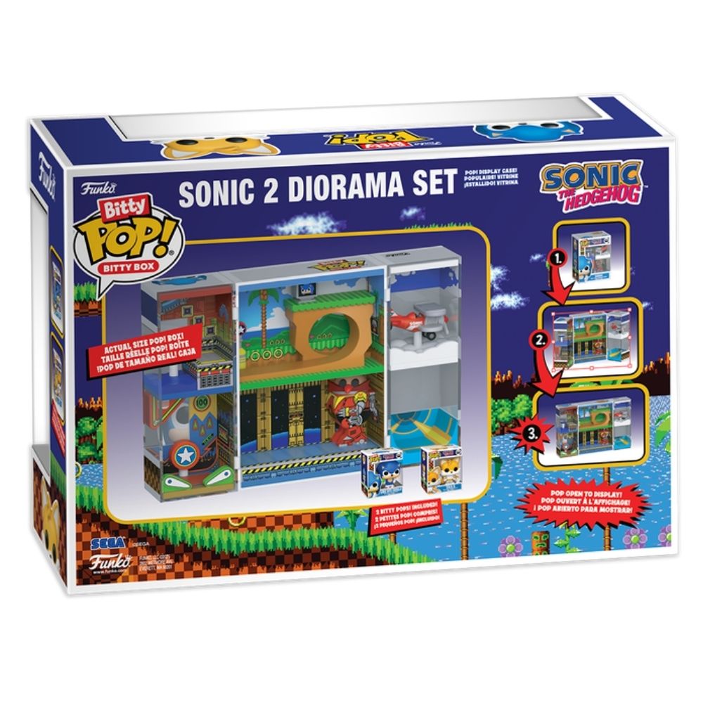 Sonic the Hedgehog - Sonic 2 Diorama Bitty Pop! Vinyl Playset