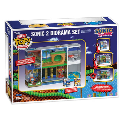Sonic the Hedgehog - Sonic 2 Diorama Bitty Pop! Vinyl Playset