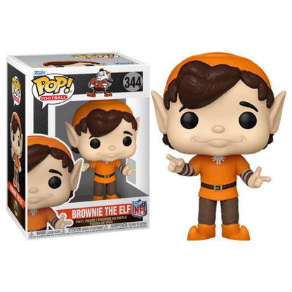 NFL Football: Mascots - Cleveland Browns Brownie the Elf Pop! Vinyl