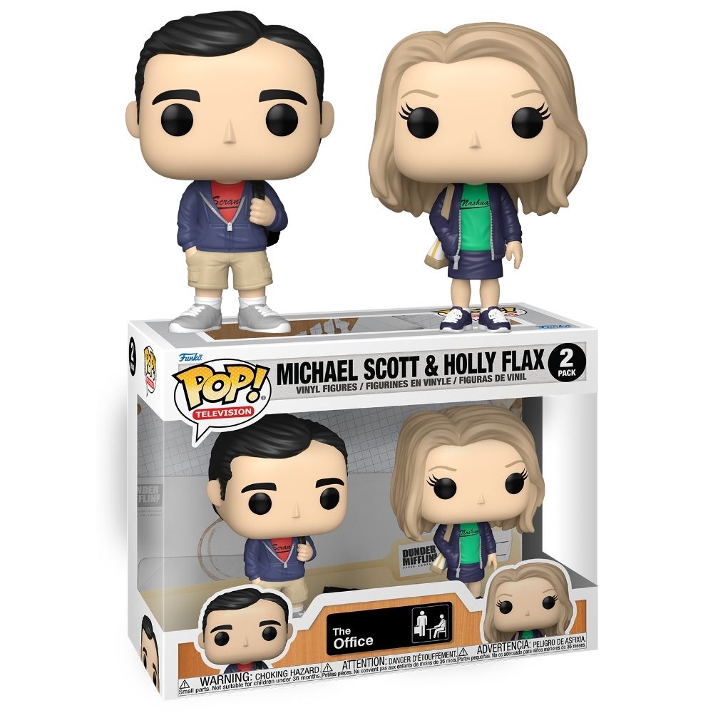 The Office - Michael Scott & Holly Flax Pop! Vinyl 2 Pack