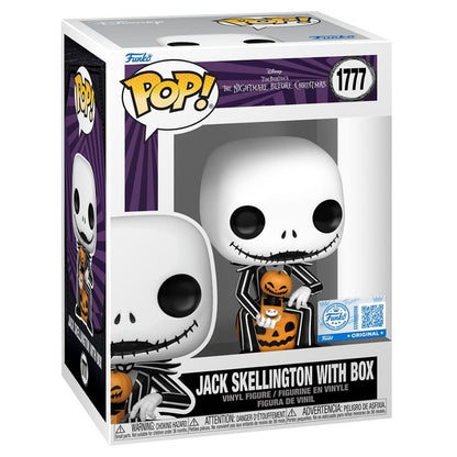 The Nightmare Before Christmas - Jack Skellington with Box US Exclusive Pop! Vinyl
