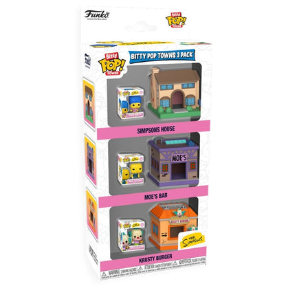The Simpsons - Springfield Bitty Pop! Vinyl Town 3 Pack
