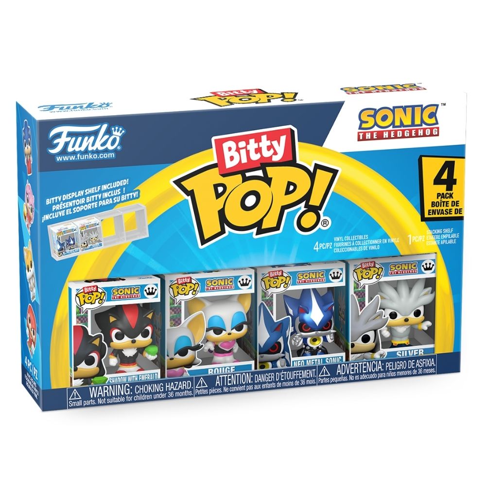 Sonic the Hedgehog - Shadow Bitty Pop! Vinyl 4 Pack
