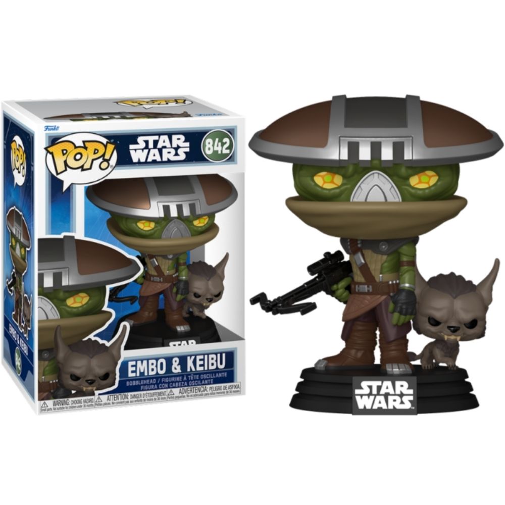 Star Wars: The Mandalorian & Grogu (2026) – Embo & Keibu Pop! Vinyl