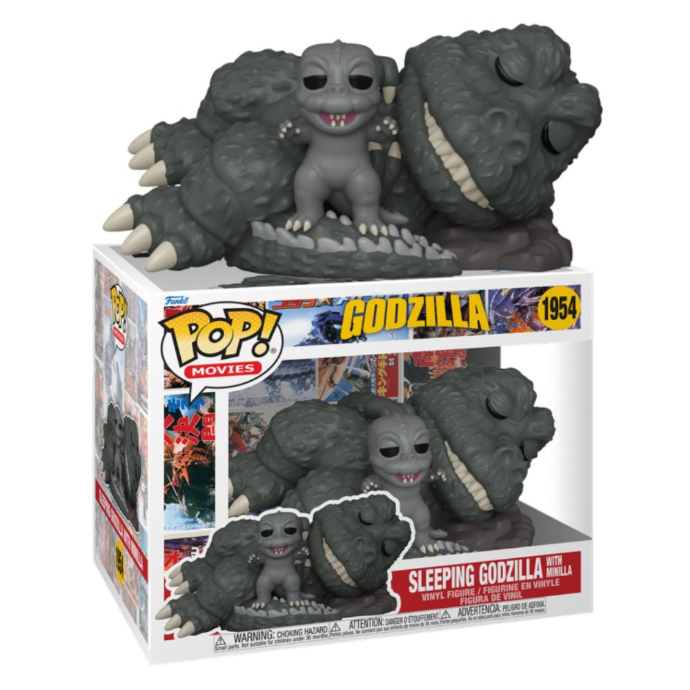 Godzilla - Sleeping Godzilla with Minnila 6 Inch Pop! Vinyl