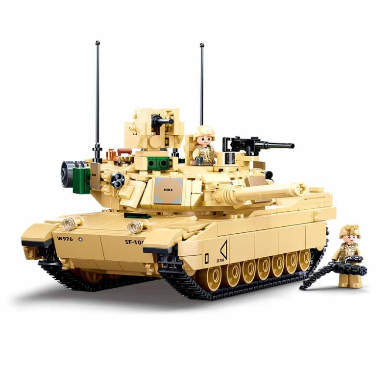 Model Bricks MB M1A2 V2 Abrams Main Battle Tank 781 Pieces