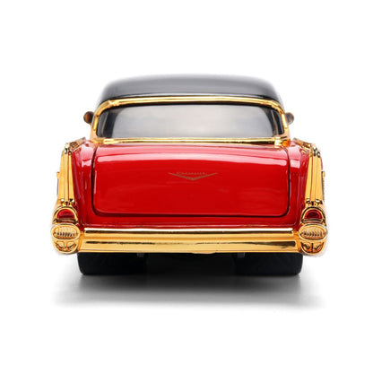 Pink Slips - 1:24 1957 BelAir (Red/Gold) Diecast Vehicle