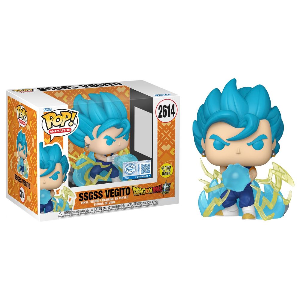Dragon Ball Super - SSGSS Vegito Glow in the Dark US Exclusive Pop! Vinyl Premium
