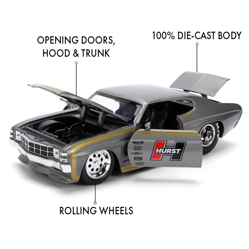 Big Time Muscle - 1971 Chevy Chevelle 1:24 Scale Diecast Vehicle