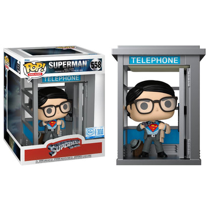 DC Comics - Superman: The Movie (1978) - Superman in Phone Booth US Exclusive Pop! Deluxe