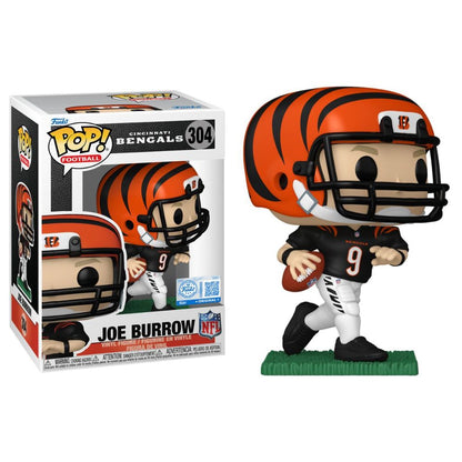 NFL: Bengals - Joe Burrow (Black Jersey) US Exclusive Pop! Vinyl