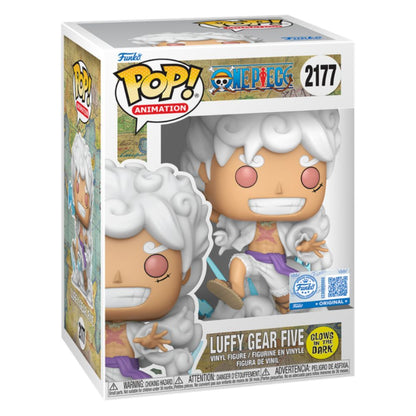 One Piece - Luffy Gear 5 Glow in the Dark US Exclusive Pop! Vinyl