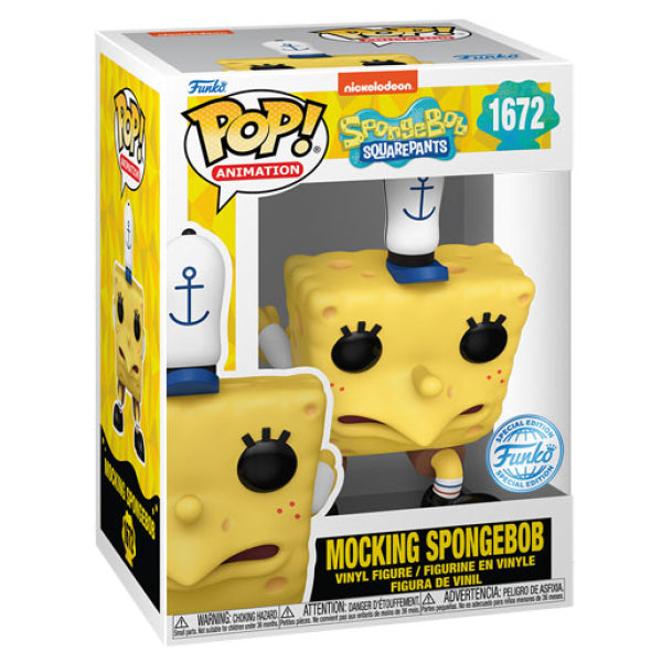 SpongeBob SquarePants: 25th Anniversary - SpongeBob Mocking US Exclusive Pop! Vinyl