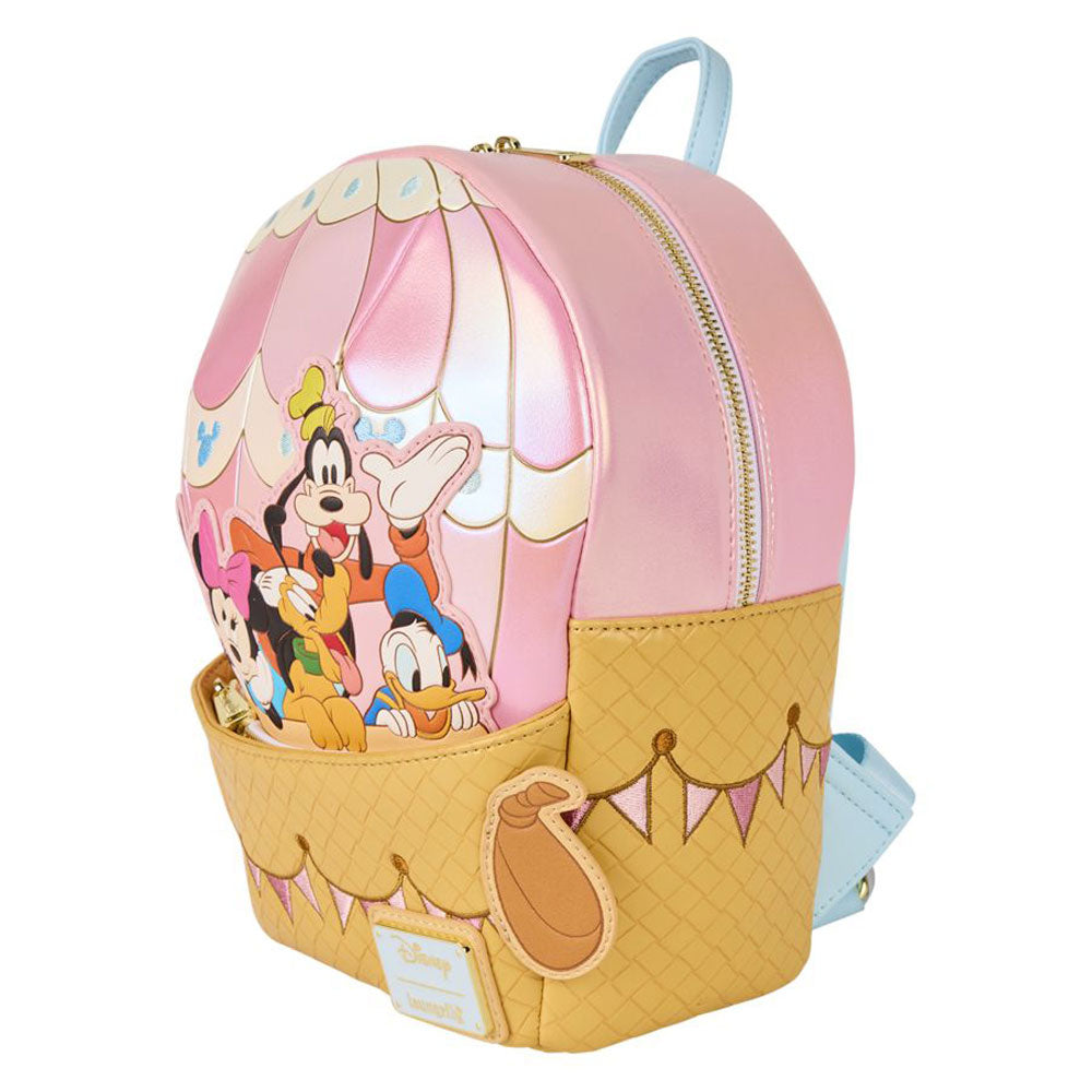 Loungefly - Mickey & Friends - Figural Hot Air Balloon Mini Backpack