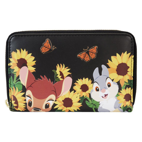 Image of Loungefly - Bambi (1942) - Sunflower Friends Zip Around Wallet