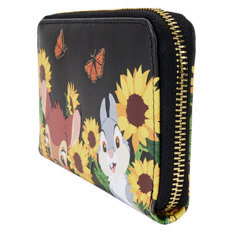 Image of Loungefly - Bambi (1942) - Sunflower Friends Zip Around Wallet