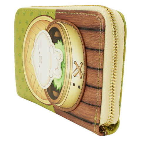Image of Loungefly - Bao - Bamboo Steamer Basket Zip-Around Wallet