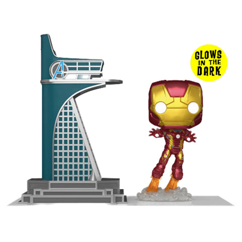 Image of Avengers - Age of Ultron - Avengers Tower & Iron Man US Exclusive Glow Pop! Town
