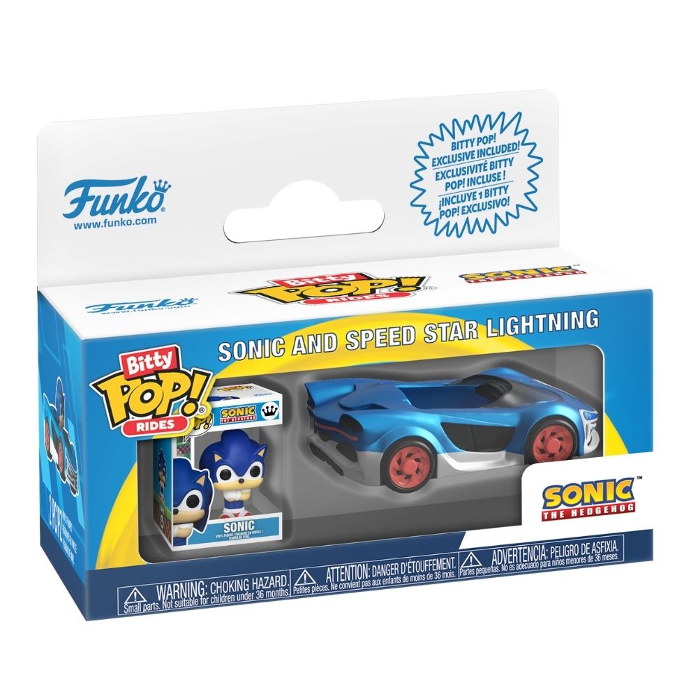 Sonic the Hedgehog - Sonic and Speed Star Lightning Bitty Pop! Ride