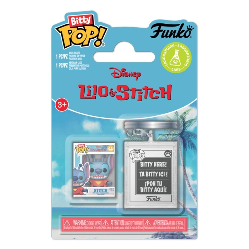 Lilo & Stitch - Stitch Bitty Pop! Vinyl with Keychain Case Accessory