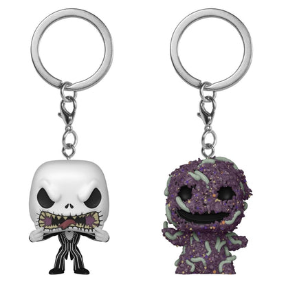The Nightmare Before Christmas - Jack Skellington & Oogie Boogie Pocket Pop! Keychain 2 Pack