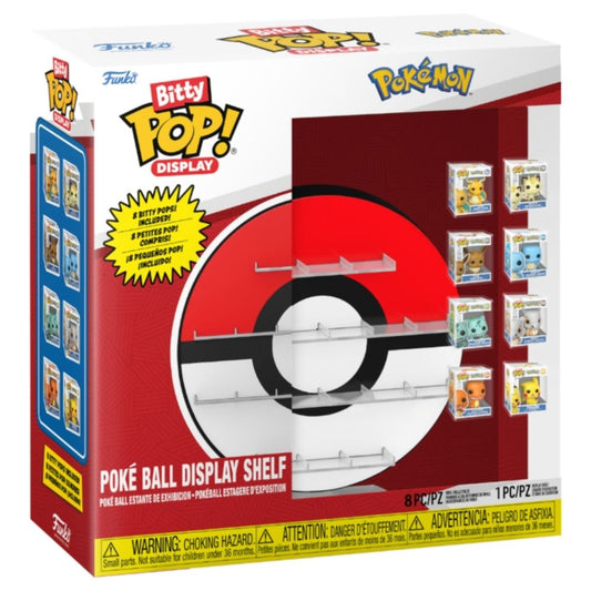 Pokémon - Poke Ball Bitty Pop! Vinyl Display Shelf Bundle
