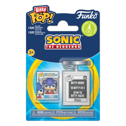 Sonic the Hedgehog - Sonic Bitty Pop! Vinyl Figure with Keychain Case Accessory