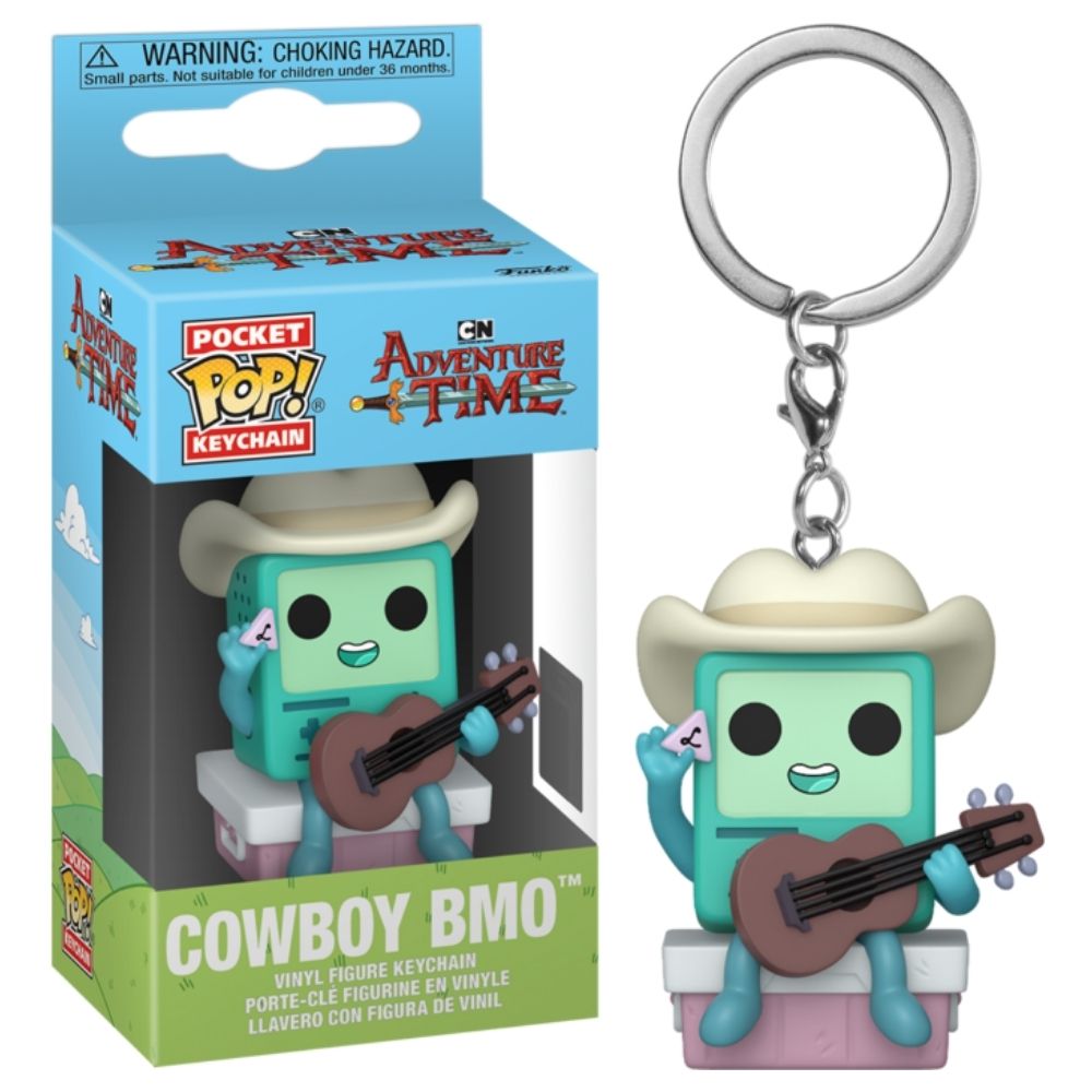 Adventure Time - Cowboy BMO with Guitar Pocket Pop! Keychain