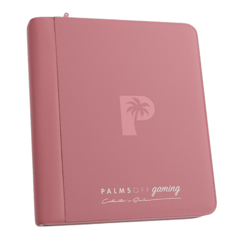 Collector's Series Top Loader Zip Binder - 4 Pocket - Pink