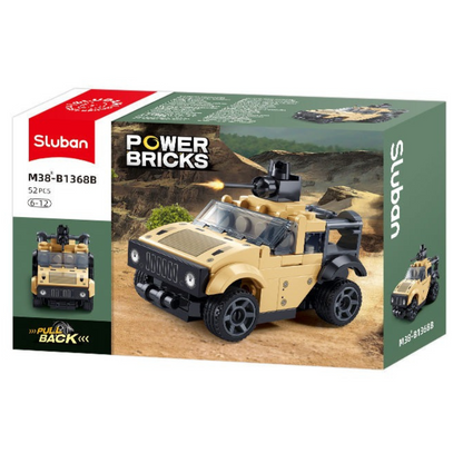 Powerbricks Pull Backs Miltary - (1 Unit)