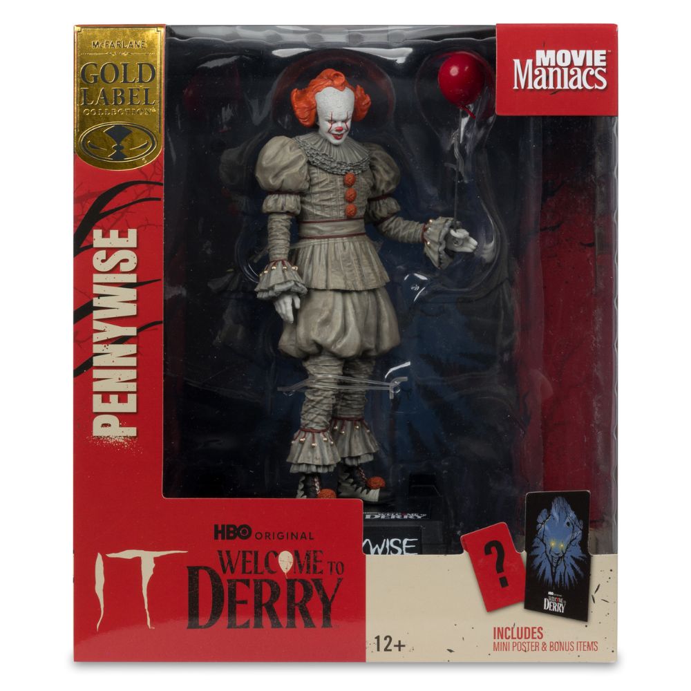 Welcome to Derry - Pennywise 6 Inch Movie Maniacs Figure