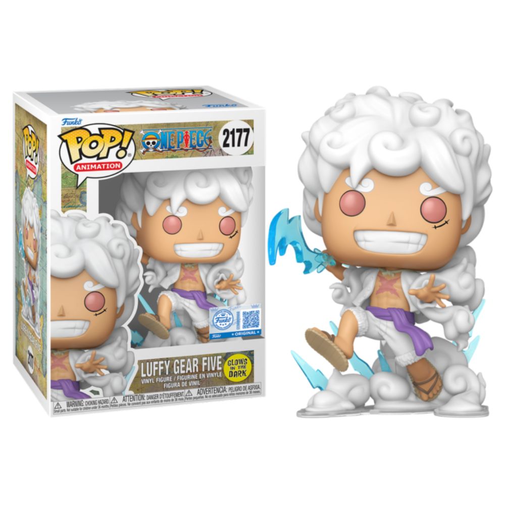One Piece - Luffy Gear 5 Glow in the Dark US Exclusive Pop! Vinyl