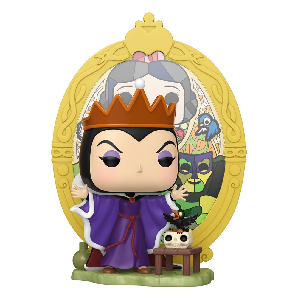 Disney Villains - Snow White and the Seven Dwarfs - Evil Queen (Stained Glass) Deluxe Pop! Vinyl