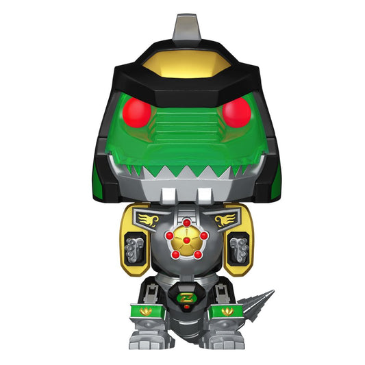 Mighty Morphin Power Rangers - Dragonzord with Green Ranger Bitty Pop! Bot Vinyl