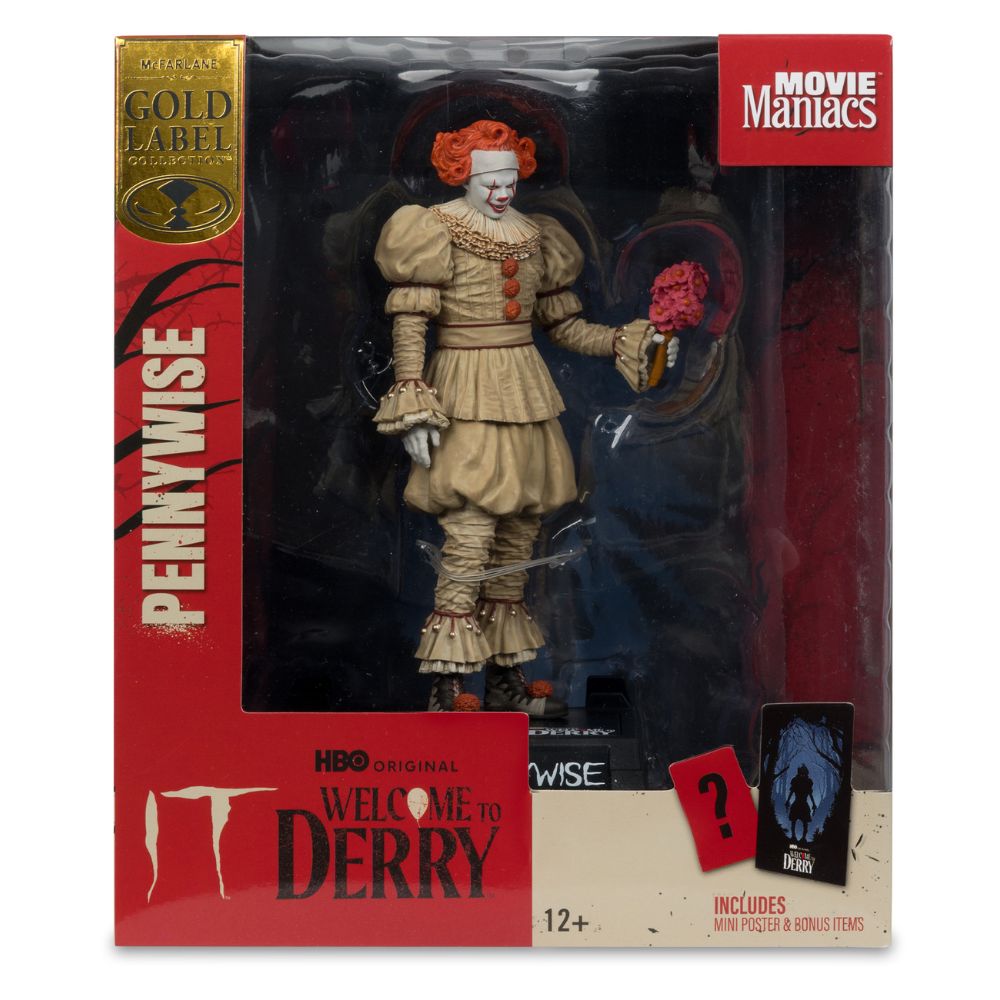 Welcome to Derry - Pennywise (Flashback) 6 Inch Movie Maniacs Figure