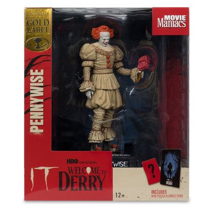 Welcome to Derry - Pennywise (Flashback) 6 Inch Movie Maniacs Figure