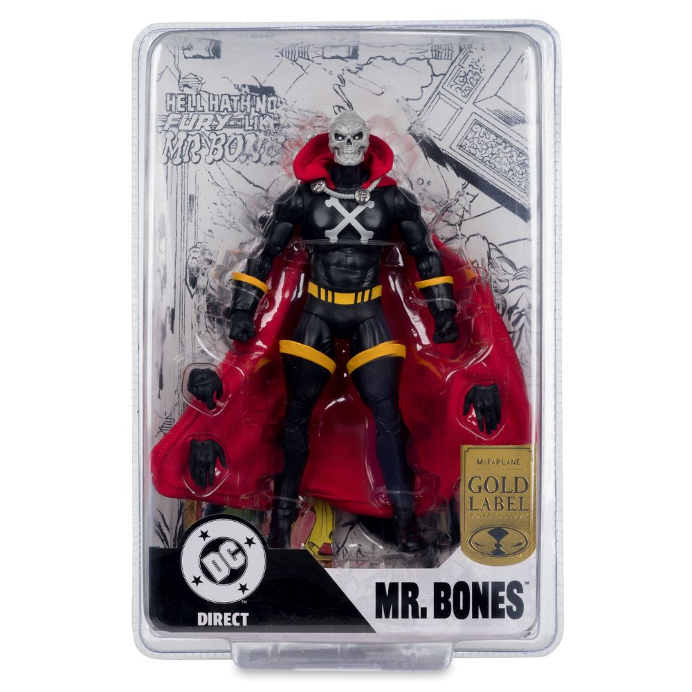 DC Comics -  Mr Bones (Infinity Inc #16) Gold Label 7 Inch Action Figure