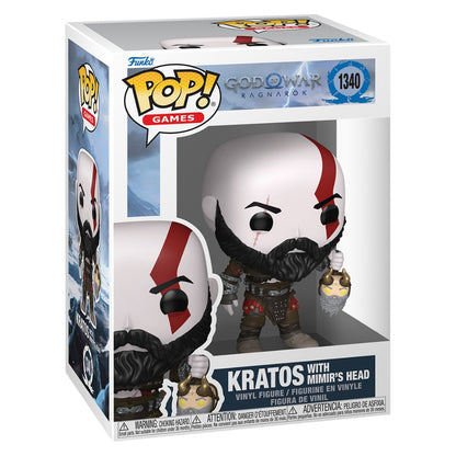 God of War: Ragnarok - Kratos with Mimir's Head Pop! Vinyl