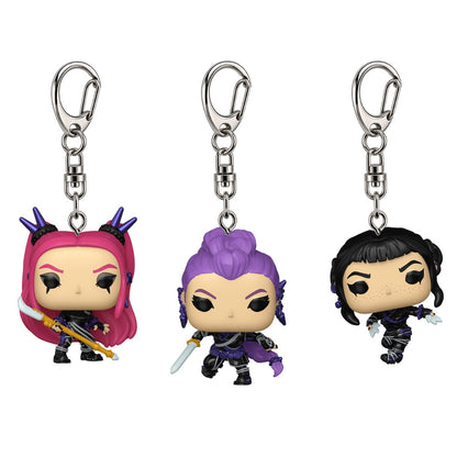K-Pop Demon Hunters - Huntrix Pop! Vinyl Keychain 3 Pack