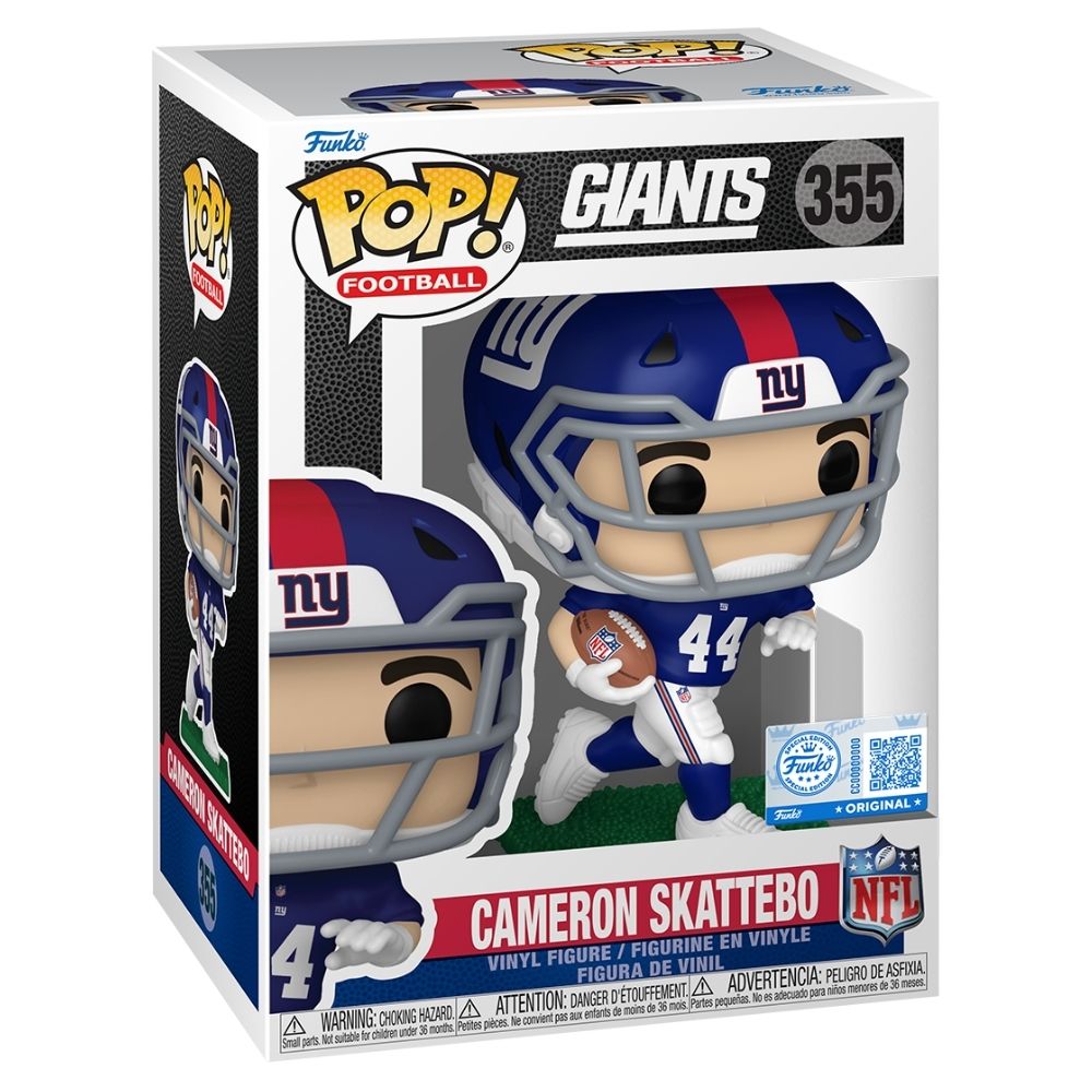NFL Football - Cameron Skattebo New York Giants US Exclusive Pop! Vinyl