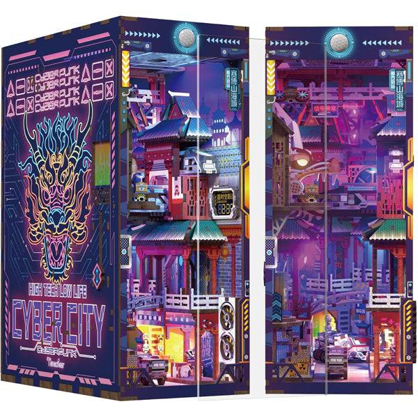 Tonecheer Cyber City Wooden Model Kit