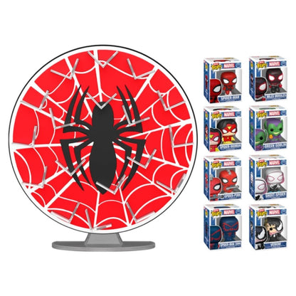 Spider-Man - Spider-Man Web Bitty Pop! Vinyl Display Shelf Bundle