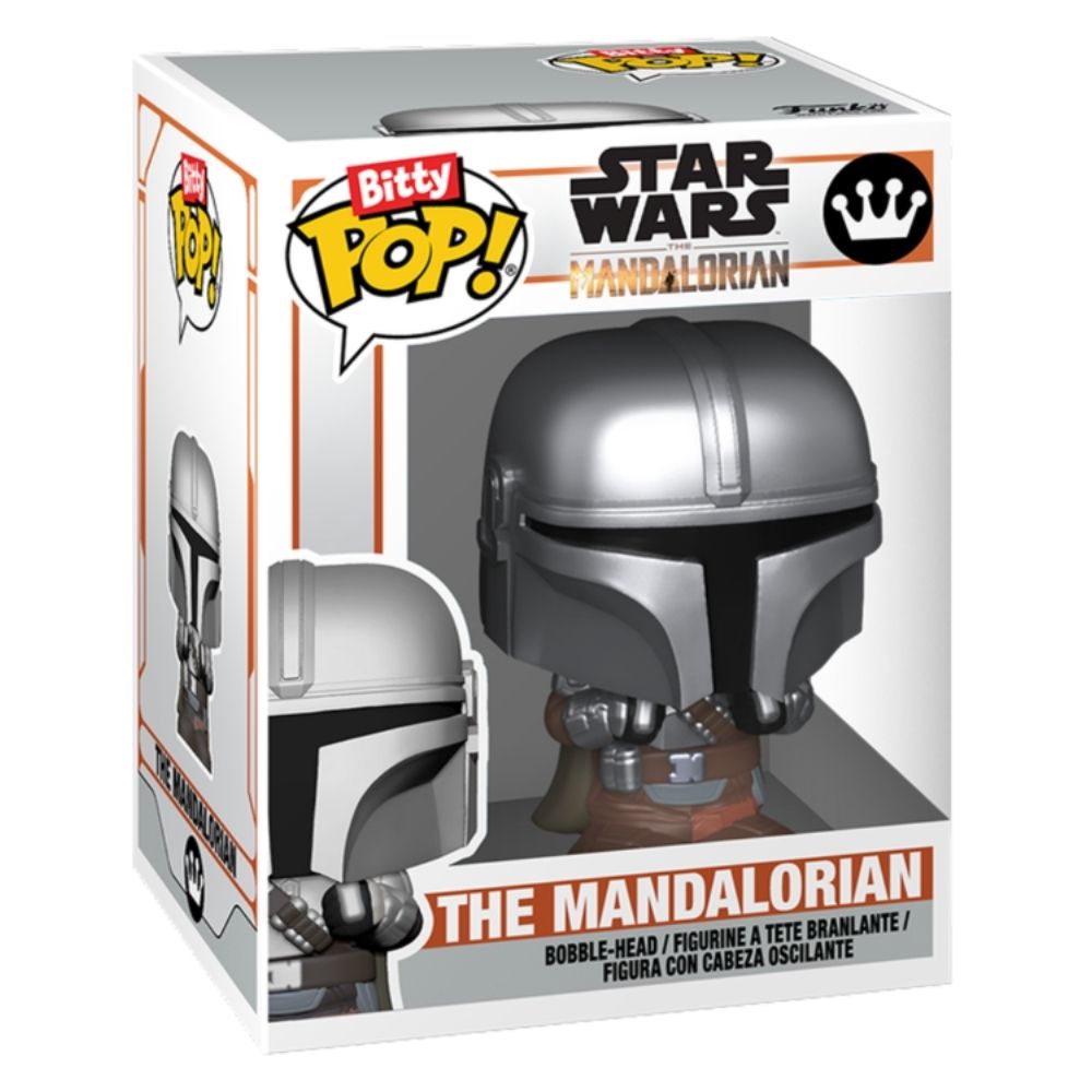 Star Wars - The Mandalorian in N1 Starfighter (with Grogu) Bitty Pop! Vinyl Ride