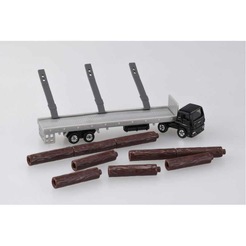 Tomica (Long Type) No. 125 Isuzu Giga Wood Transporter - Scale Diecast Vehicle